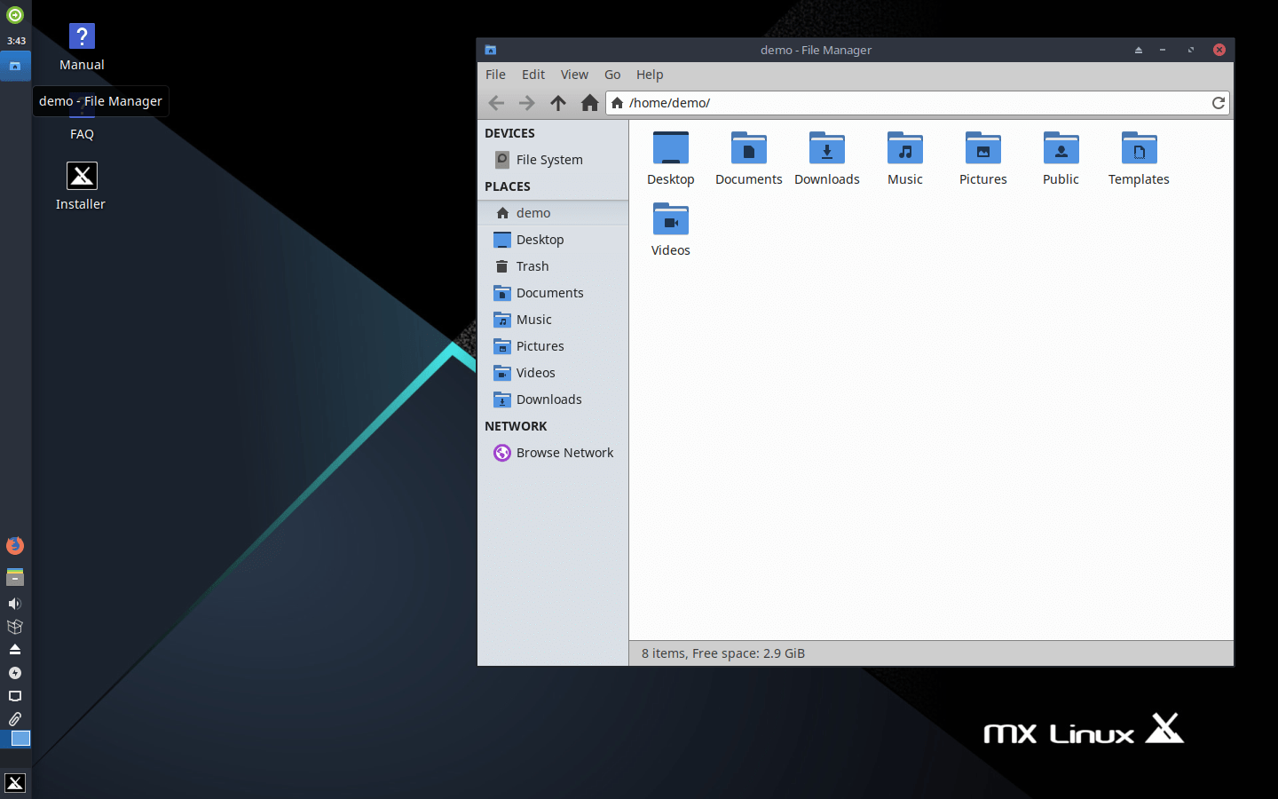 MX Linux 23.6 XFCE 64-Bit 32GB USB 3.2 Drive - Bootable Live Or Install
