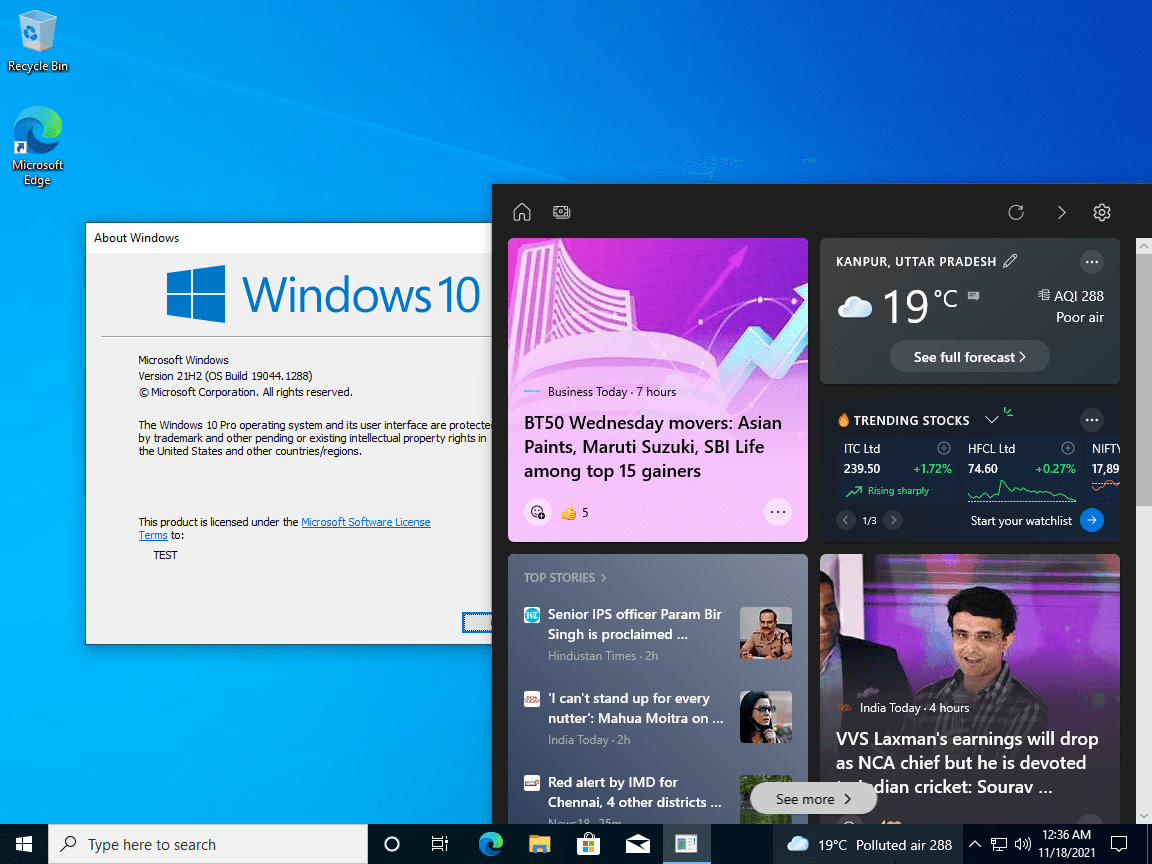 windows 10 21h2 iso download