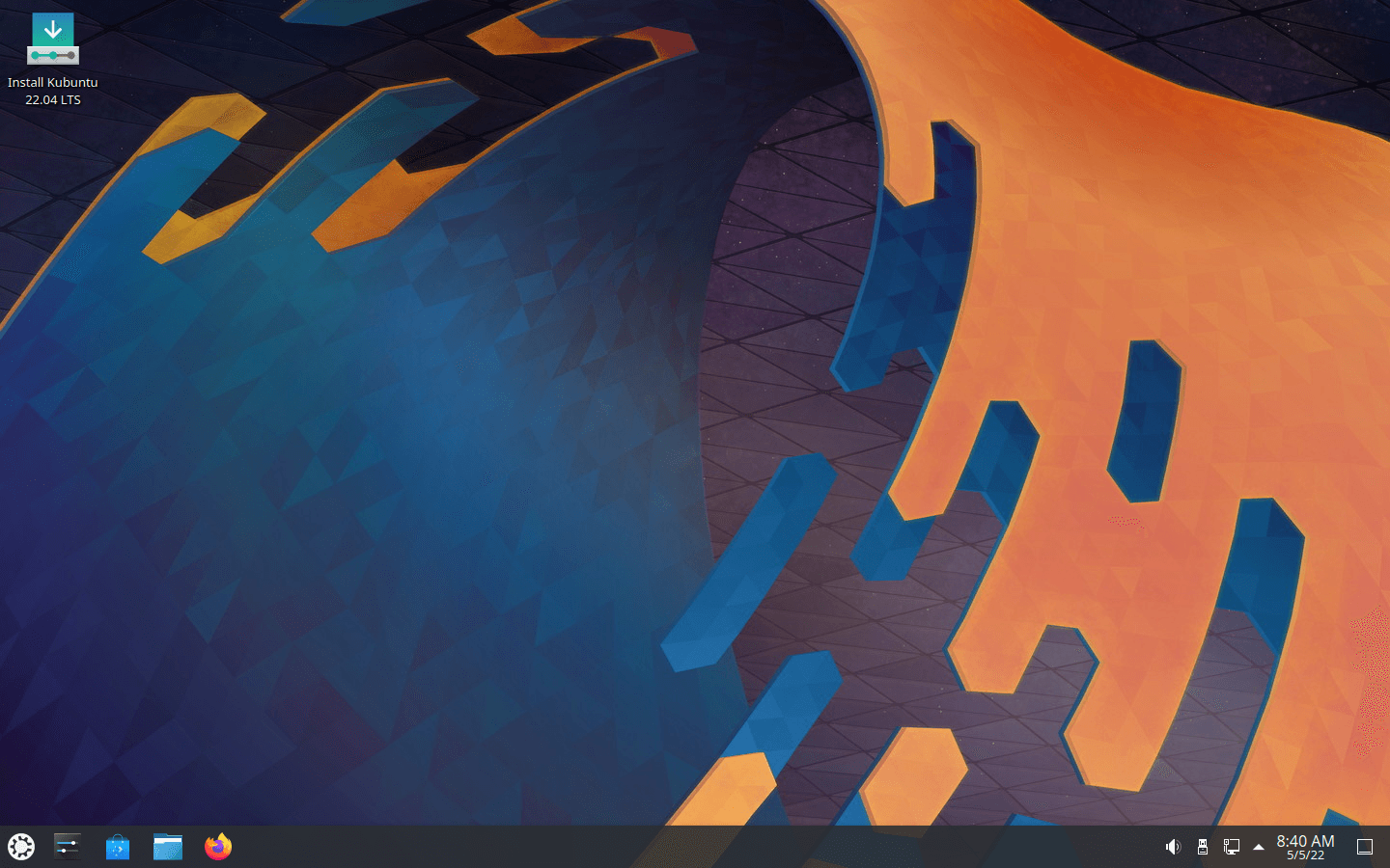 Kubuntu 22 04 LTS Jammy Jellyfish April 2022 Desktop 64 bit Official 